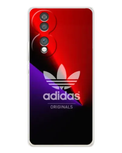 Чехол для Huawei Honor 70 с картинкой «Adidas Red Neon»