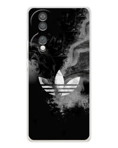 Чехол для Huawei Honor 70 с картинкой «Абстрактный дым Adidas»