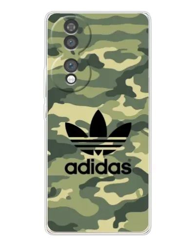 Чехол для Huawei Honor 70 с картинкой «Милитари стиль Adidas»