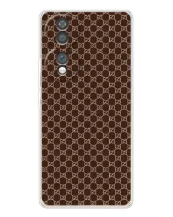 Чехол для Huawei Honor 70 с картинкой «Gucci — шоколадная сетка»