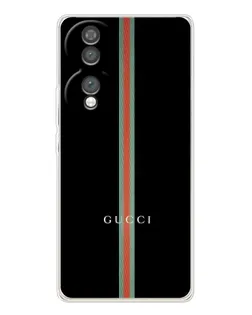 Чехол для Huawei Honor 70 с картинкой «Gucci — строгая линия»