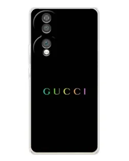 Чехол для Huawei Honor 70 с картинкой «Gucci — неоновый минимализм»