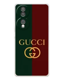 Чехол для Huawei Honor 70 с картинкой «Gucci — темно-зеленый градиент»