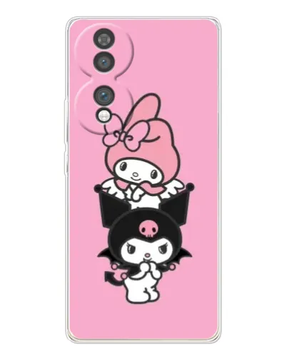 Чехол для Huawei Honor 70 с картинкой «My Melody и Kuromi»