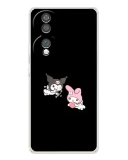 Чехол для Huawei Honor 70 с картинкой «My Melody и Kuromi»