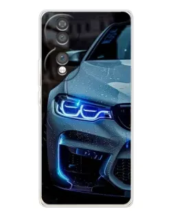 Чохол для Huawei Honor 70 з картинкою «Погляд BMW з синіми фарами» Чохол для Huawei Honor 70 з картинкою «Погляд BMW з синіми фарами»