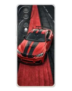 Чехол для Huawei Honor 70 с картинкой «BMW на красной дорожке»