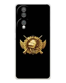Чехол для Huawei Honor 70 с картинкой «PUBG — оранжевый градиент» Чехол для Huawei Honor 70 с картинкой «PUBG — оранжевый градиент»