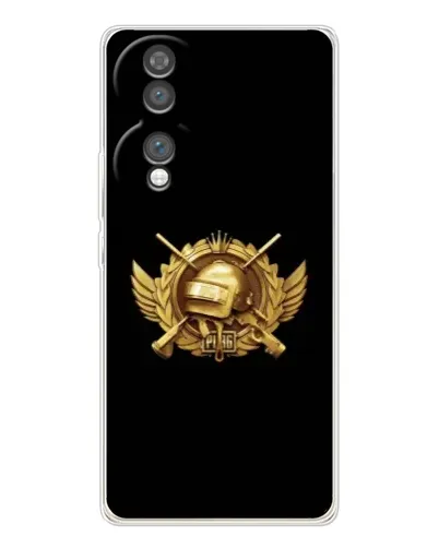 Чохол для Huawei Honor 70 з картинкою «PUBG — помаранчевий градієнт»