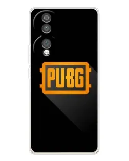 Чохол для Huawei Honor 70 з картинкою «PUBG — рамка лого»