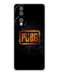 Чохол для Huawei Honor 70 з картинкою «PUBG — золотий логотип»