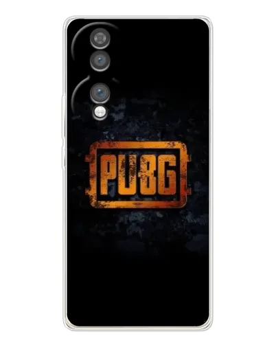 Чохол для Huawei Honor 70 з картинкою «PUBG — золотий логотип»