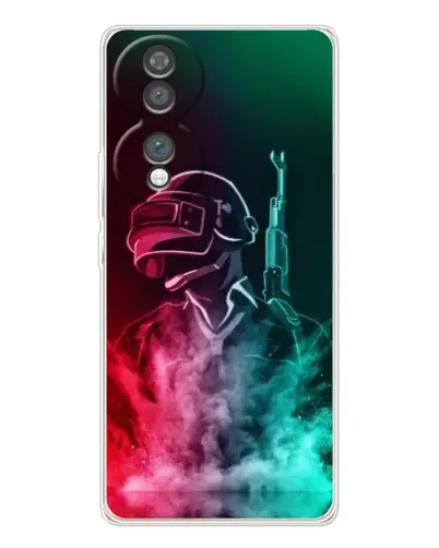 Чохол для Huawei Honor 70 з картинкою «PUBG — вогняний воїн»