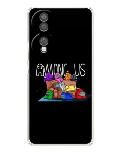 Чехол для Huawei Honor 70 с картинкой «Логотип Among Us» Чехол для Huawei Honor 70 с картинкой «Логотип Among Us»