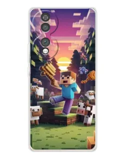 Чехол для Huawei Honor 70 с картинкой «Стив на ферме» Чехол для Huawei Honor 70 с картинкой «Стив на ферме»