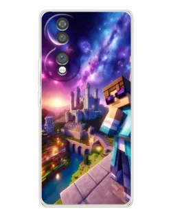 Чехол для Huawei Honor 70 с картинкой «Стив и космос» Чехол для Huawei Honor 70 с картинкой «Стив и космос»