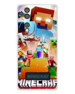 Чехол для Huawei Honor 70 с картинкой «Minecraft герои игры» Чехол для Huawei Honor 70 с картинкой «Minecraft герои игры»