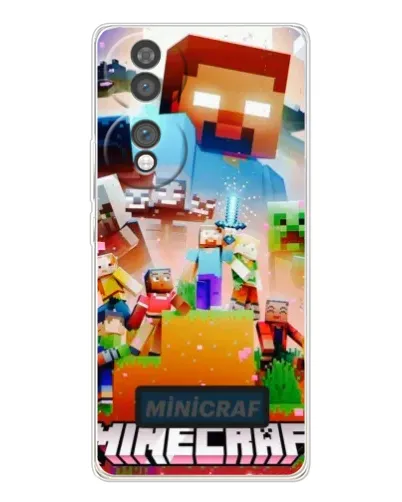 Чохол для Huawei Honor 70 з картинкою «Minecraft герої гри» Чохол для Huawei Honor 70 з картинкою «Minecraft герої гри»