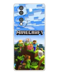 Чохол для Huawei Honor 70 з картинкою «Minecraft класичний світ»