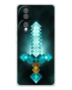 Чохол для Huawei Honor 70 з картинкою «Алмазний меч неон»