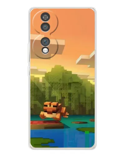 Чохол для Huawei Honor 70 з картинкою «Майнкрафт захід сонця» Чохол для Huawei Honor 70 з картинкою «Майнкрафт захід сонця»