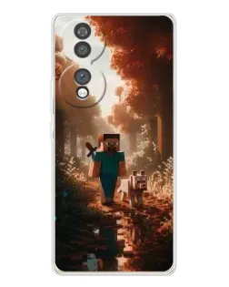 Чохол для Huawei Honor 70 з картинкою «Стів у лісі»