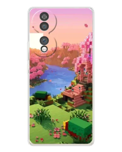 Чохол для Huawei Honor 70 з картинкою «Рожеве дерево Minecraft» Чохол для Huawei Honor 70 з картинкою «Рожеве дерево Minecraft»