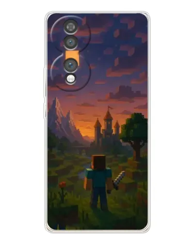 Чохол для Huawei Honor 70 з картинкою «Стів біля вежі» Чохол для Huawei Honor 70 з картинкою «Стів біля вежі»
