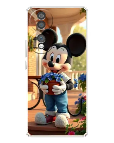 Чехол для Huawei Honor 70 с картинкой «Микки садовод»