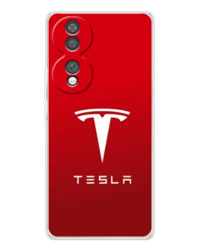 Чехол для Huawei Honor 70 с картинкой «Tesla Red Classic»