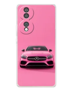 Чехол для Huawei Honor 70 с картинкой «Розовый Mercedes AMG» Чехол для Huawei Honor 70 с картинкой «Розовый Mercedes AMG»