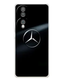 Чехол для Huawei Honor 70 с картинкой «Mercedes на металле» Чехол для Huawei Honor 70 с картинкой «Mercedes на металле»