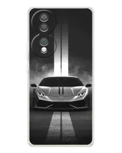 Чохол для Huawei Honor 70 з картинкою «Lamborghini симетрія доріг»