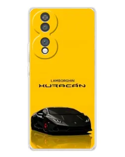 Чохол для Huawei Honor 70 з картинкою «Lamborghini Huracan чорний»