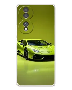 Чохол для Huawei Honor 70 з картинкою «Салатовий Lamborghini Huracan»