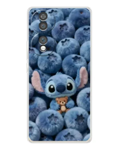 Чехол для Huawei Honor 70 с картинкой «Стич и голубика» Чехол для Huawei Honor 70 с картинкой «Стич и голубика»