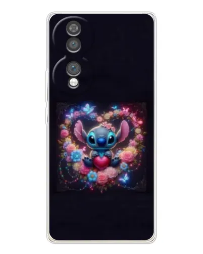 Чехол для Huawei Honor 70 с картинкой «Stitch в цветах» Чехол для Huawei Honor 70 с картинкой «Stitch в цветах»