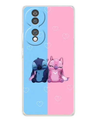 Чехол для Huawei Honor 70 с картинкой «Stitch и Angel Love» Чехол для Huawei Honor 70 с картинкой «Stitch и Angel Love»