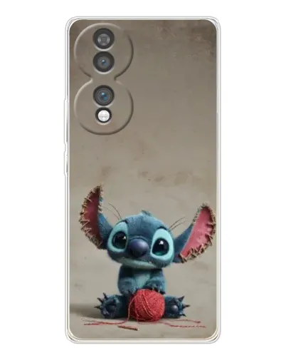 Чехол для Huawei Honor 70 с картинкой «Стич на коричневом фоне» Чехол для Huawei Honor 70 с картинкой «Стич на коричневом фоне»