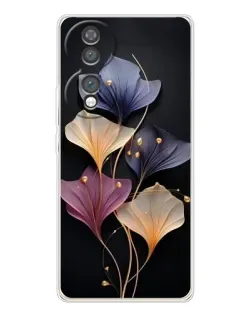 Чехол для Huawei Honor 70 с картинкой «Лиловые цветы грации»