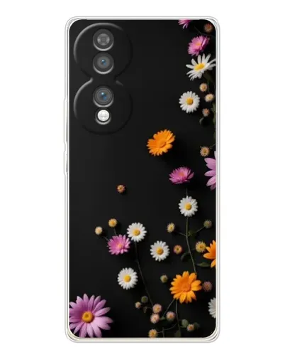 Чехол для Huawei Honor 70 с картинкой «Цветочная композиция»