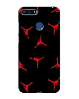 Чохол для Huawei Honor 7A Pro з картинкою «Jordan Red Pattern» Чохол для Huawei Honor 7A Pro з картинкою «Jordan Red Pattern»