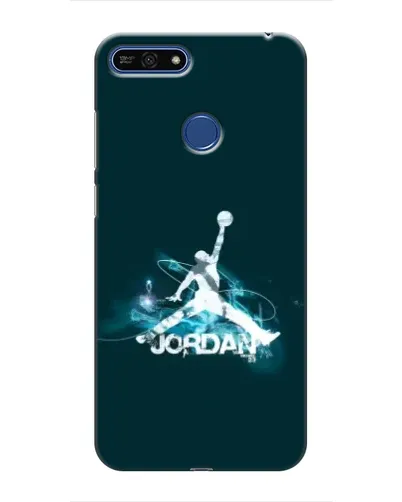 Чехол для Huawei Honor 7A Pro с картинкой «Jordan Blue Fire» Чехол для Huawei Honor 7A Pro с картинкой «Jordan Blue Fire»