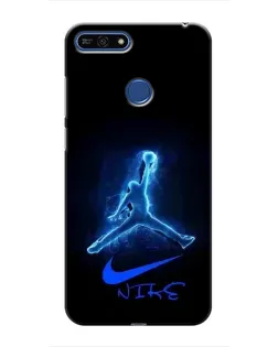 Чохол для Huawei Honor 7A Pro з картинкою «Jordan Neon Blue» Чохол для Huawei Honor 7A Pro з картинкою «Jordan Neon Blue»