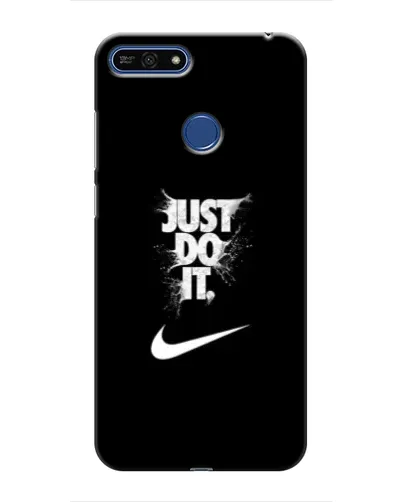 Чехол для Huawei Honor 7A Pro с картинкой «Текстовый принт Nike»