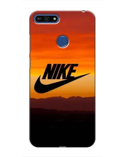 Чехол для Huawei Honor 7A Pro с картинкой «Nike — вечерний горизонт»