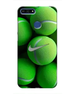 Чехол для Huawei Honor 7A Pro с картинкой «Теннисные мячи Найк»