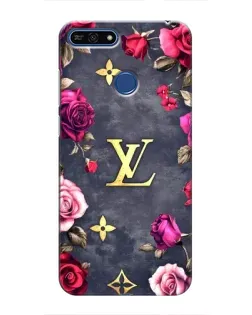 Чохол для Huawei Honor 7A Pro з картинкою «Квітковий Louis Vuitton»