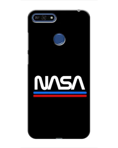 Чехол для Huawei Honor 7A Pro с картинкой «NASA — классика Red Blue»