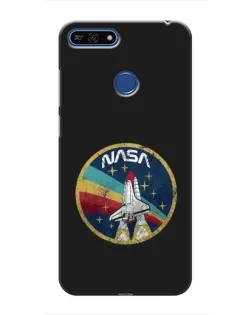 Чохол для Huawei Honor 7A Pro з картинкою «NASA — емблема місії»